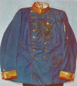 archduke's blood-stained uniform