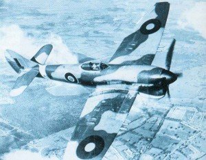 Test-flying of a production Hawker Tempest Mk V
