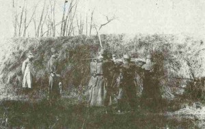 French firing squad executes German PoW