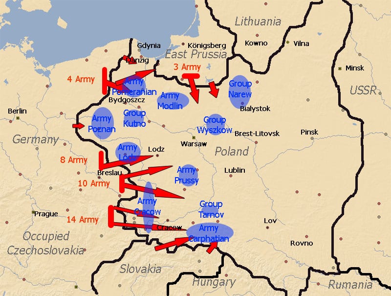 the Polish campaign from 1 to 7 September 1939