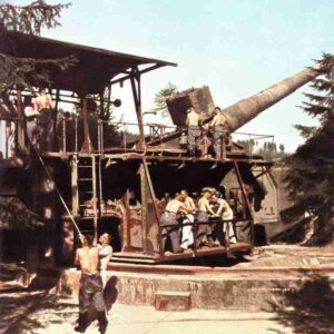 German long range artillery gun at Calais