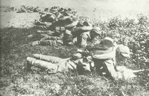 German infantry in open formation