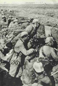 German troops in the trenches 1914
