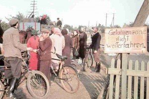 Polish refugees near Warsaw