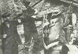 wreckage of a downed He 111
