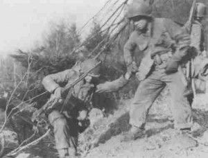 US BAR team in Hürtgen Forest