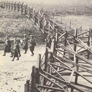 Belgian fortifications on the border to Germany.