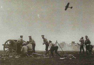 Russian M1902 76.2mm field guns in action 1914