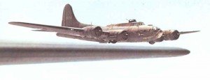 Olive-drab B-17F's in 1942