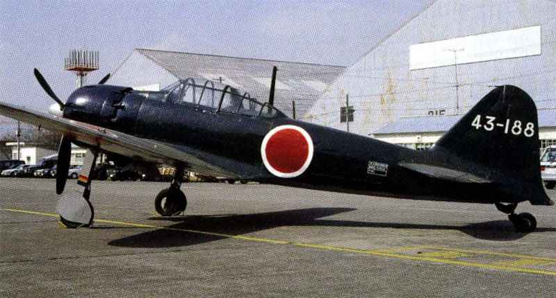 A restored Mitsubishi A6M5 Reisen.