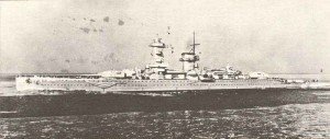 Pocket battleship Admiral Graf Spee 