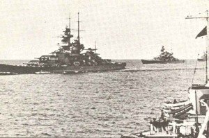battlecruisers Gneisenau and Scharnhorst 