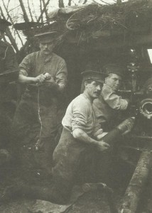 British artillerymen at Ypres