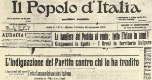 'Il Popolo d'Italia' November 1914