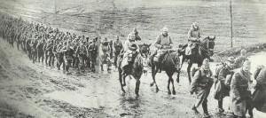 German Jaeger battalion in Russian Poland