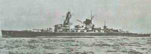 ^Pocket battleship 'Deutschland'