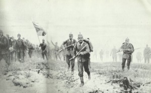German attack at Langemarck 1914