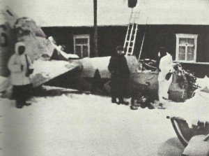 downed Russian bomber Tupolev SB-2