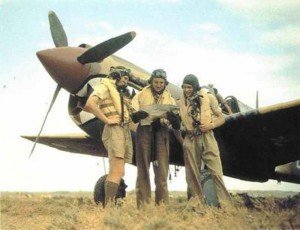 RAF Warhawk pilots