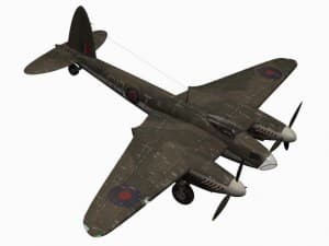 3d model Mosquito bomber