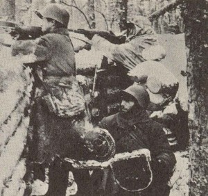 Russian infantry Karelian Isthmus