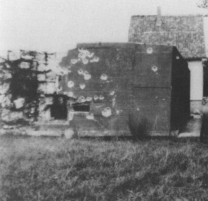 Massive hit bunker of Siegfried Line