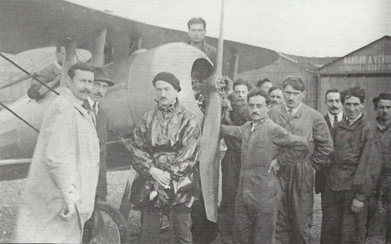 garros flew first aircraft with deflector gear 1