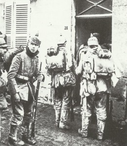 Group of German infantry