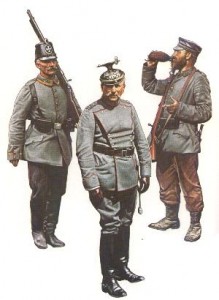 German Landsturm soldiers