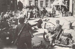 Motorcycle troops of 3 SS Totenkopf division
