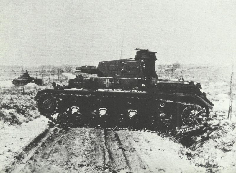 Panzer exercise in the Eifel