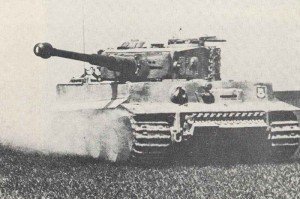 Tiger tank in combat