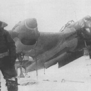 Russian pilot in front of his Tupolev SB-2 bomber.