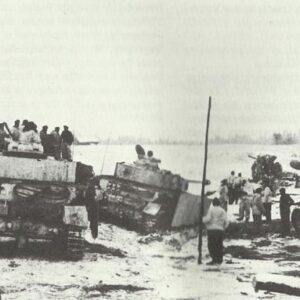 German tanks during the heavy retreat fightings in the area of Czestochowa