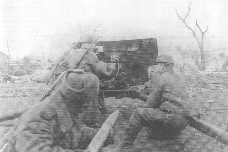 Russian artillery at Poznan