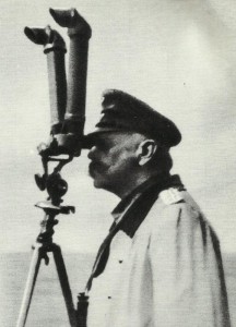 Hindenburg at the telescope