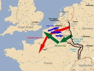 Map Manstein plan