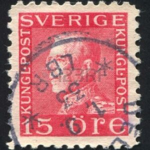 Post stamp King Gustav