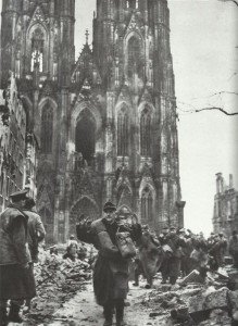 German soldiers surrender in Cologne