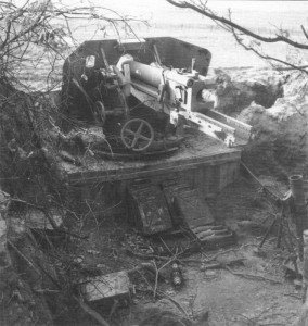 Anti-tank gun position at the northern Siegfried Line