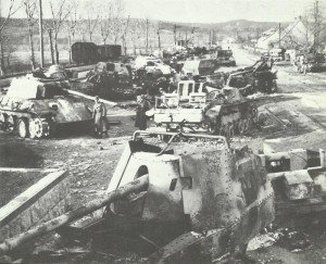  offensive of the 6th SS Panzer Army to Budapest is brought to a halt