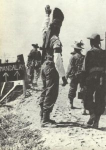 Gurkha troops near Mandalay