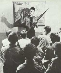 Pre-military instruction at the Hitler Youth