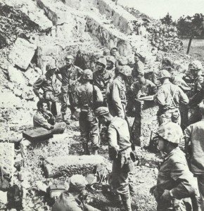 US command post on Okinawa