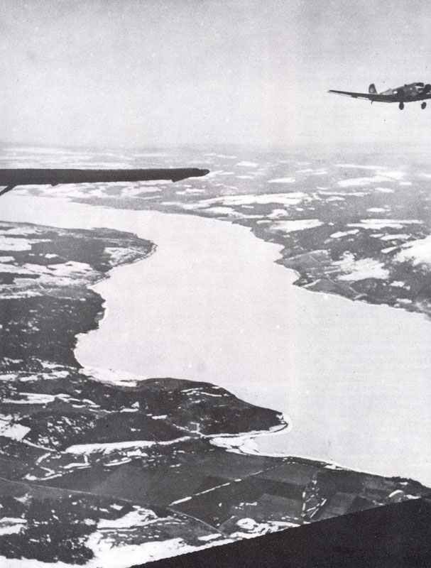 Ju 52 over a Fjord in Norway