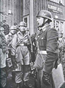 German partroopers at Bjornfjell