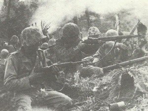 US Marines in battle