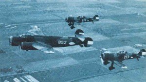 ^D.XXI fighters escorting Fokker T.V heavy bomber