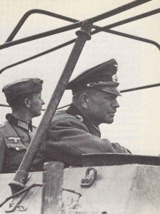 General Guderian commanding from his half-truck 