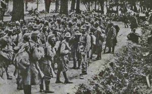 Austro-Hungarian soldiers close to Jaroslav 